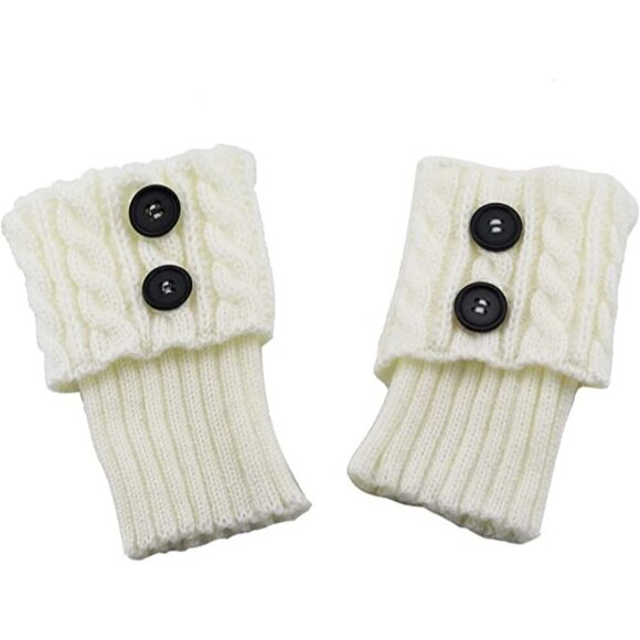 𝅺KNEE High Socks Covers Warm Cuffs Stockings Boots Dress Casual Winter Fall NWT - Picture 2 of 7